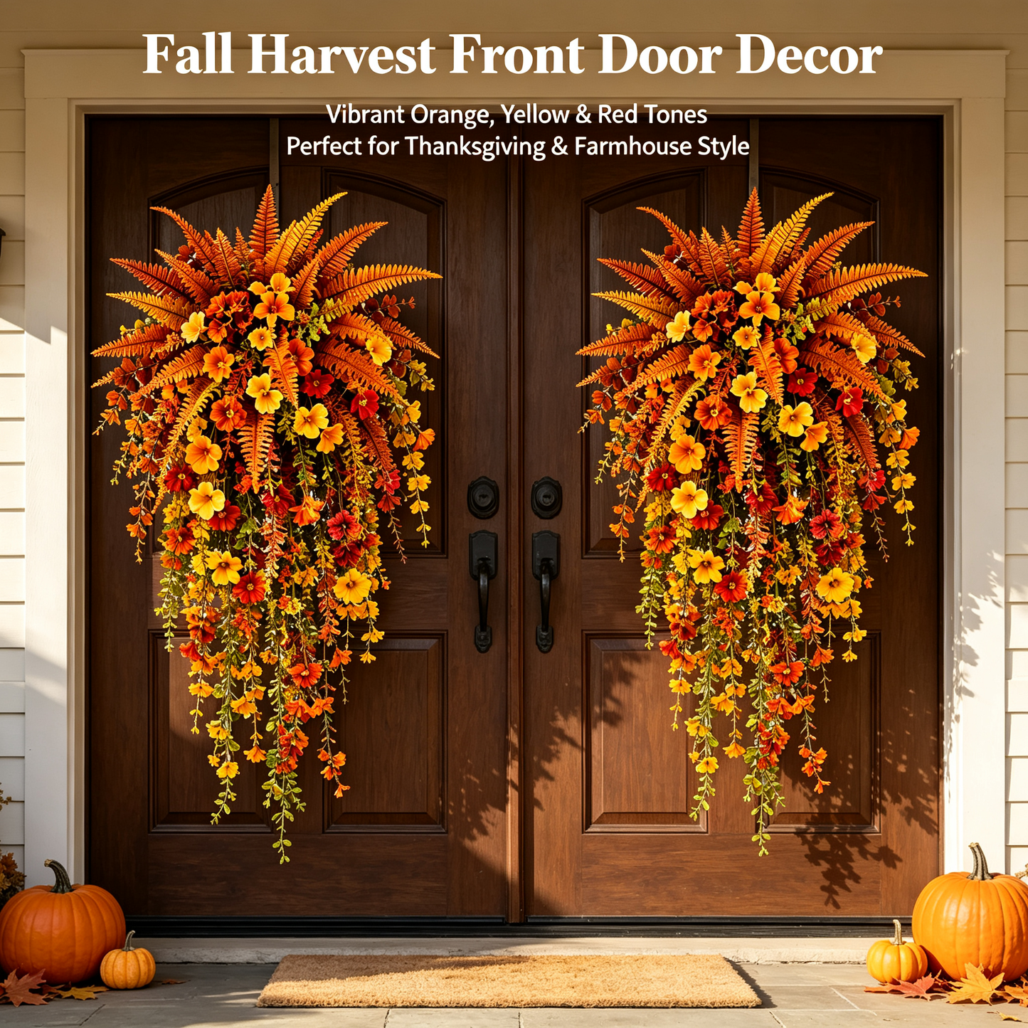 🔥Last Day 50% OFF🍂Artificial Fern for Autumn Porch & Door