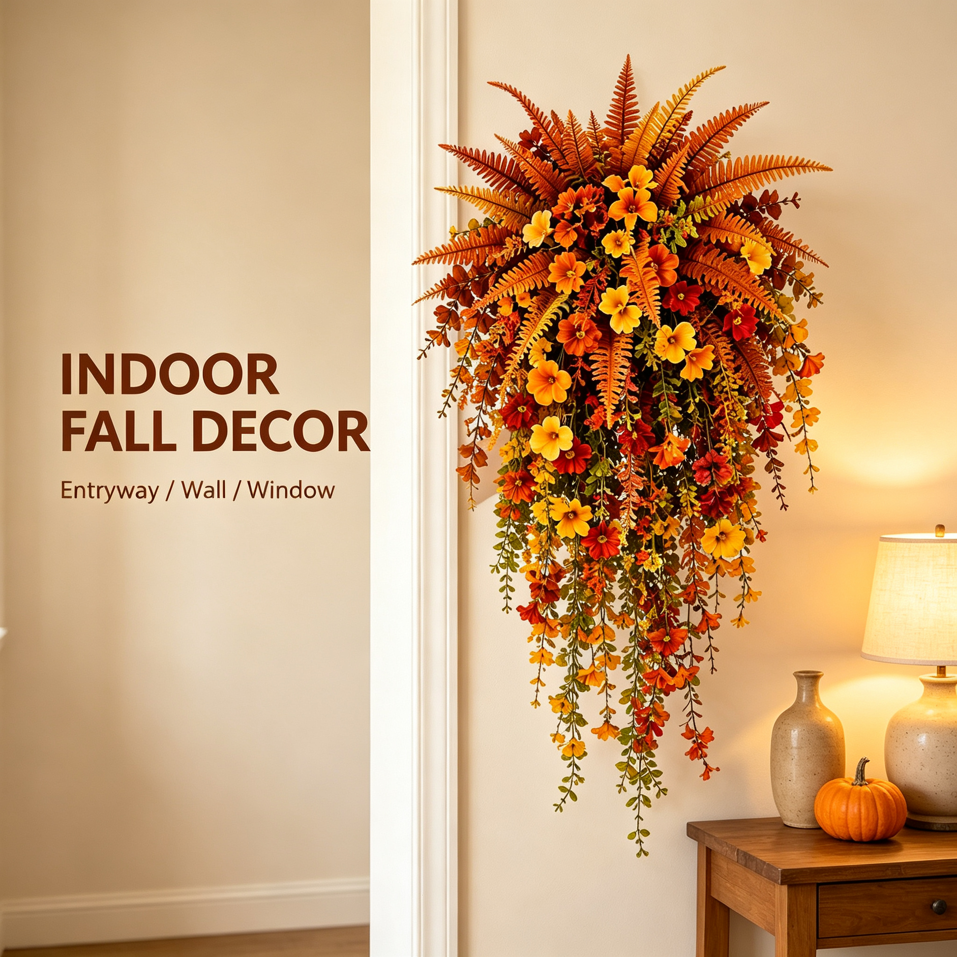 🔥Last Day 50% OFF🍂Artificial Fern for Autumn Porch & Door