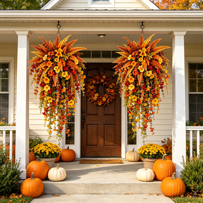🔥Last Day 50% OFF🍂Artificial Fern for Autumn Porch & Door
