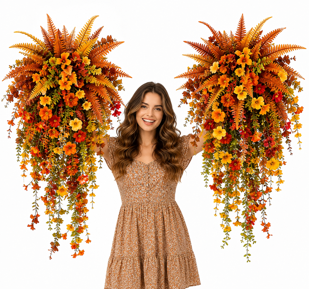 🔥Last Day 50% OFF🍂Artificial Fern for Autumn Porch & Door