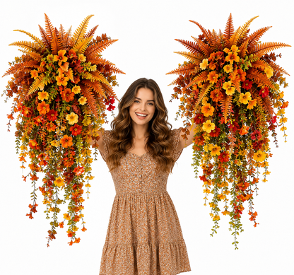 🔥Last Day 50% OFF🍂Artificial Fern for Autumn Porch & Door