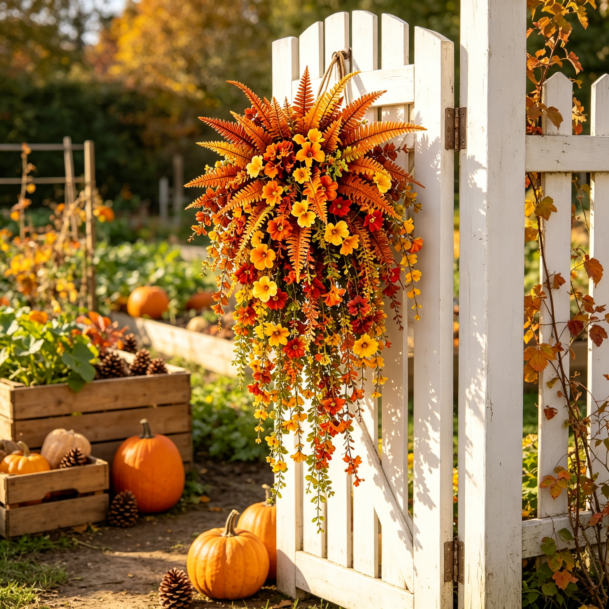 🔥Last Day 50% OFF🍂Artificial Fern for Autumn Porch & Door