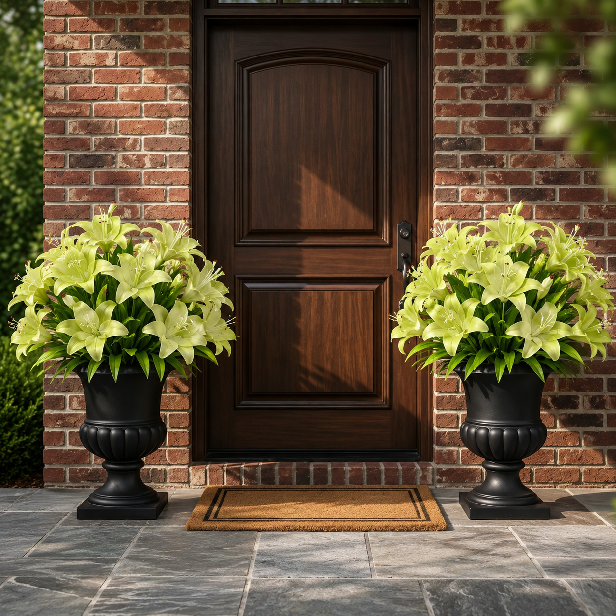 🔥Last Day 56% OFF💐‑Premium Artificial Lily Flowers‑UV Resistant, Waterproof, Windproof