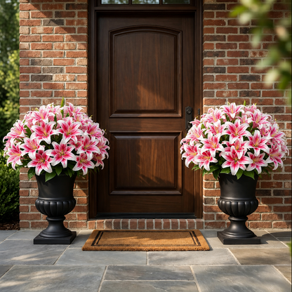 🔥Last Day 56% OFF💐‑Premium Artificial Lily Flowers‑UV Resistant, Waterproof, Windproof