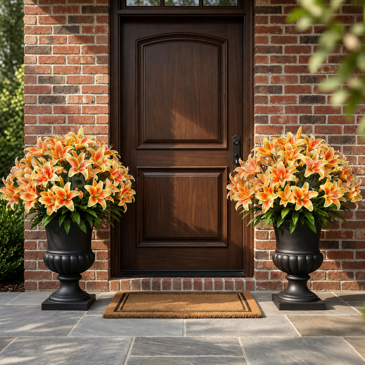 🔥Last Day 56% OFF💐‑Premium Artificial Lily Flowers‑UV Resistant, Waterproof, Windproof