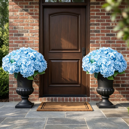 🔥Last Day 69% OFF🔥Artificial Outdoor Hydrangea Flowers - UV resistant, Waterproof, Windproof
